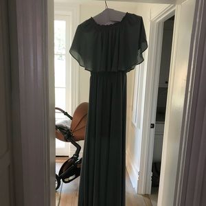 Hacienda Maxi Dress-Silver Sage crisp